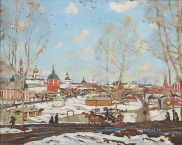 コンスタンチン・フョードロヴィッチ・ユオン Painting - ザゴルスクのコンスタンチン・ユオン修道院